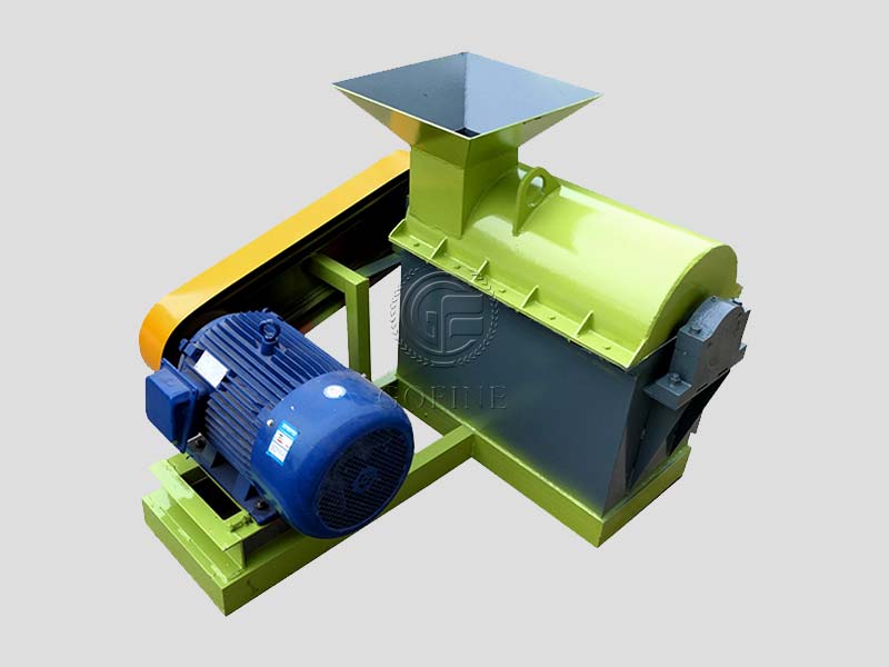 Semi-wet material crusher