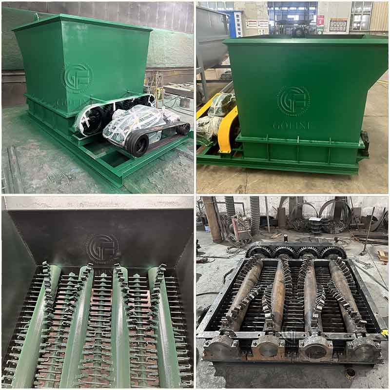 Fertilizer agglomeration crusher