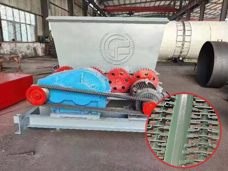 High efficiency fertilizer agglomeration crusher 