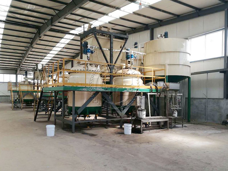 Intelligent and efficient liquid fertilizer production line
