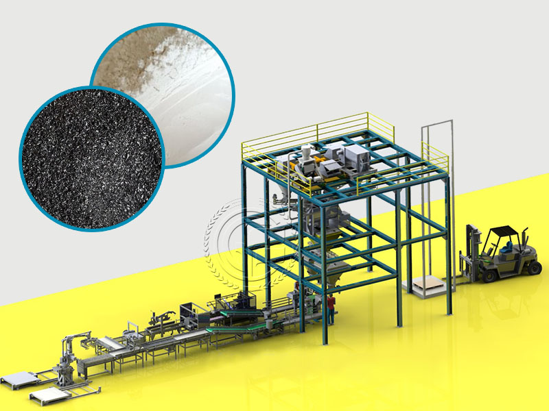 Efficient and intelligent water-soluble fertilizer production line