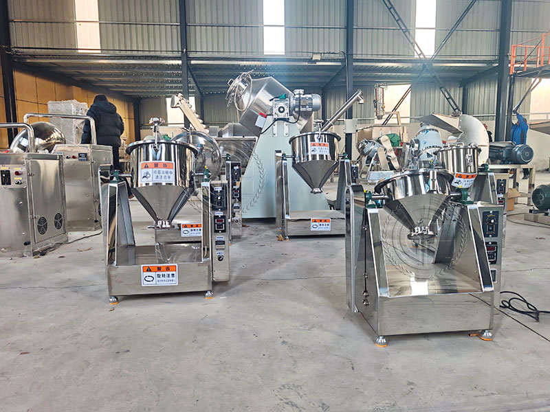 Stainless Steel Double-Conical Drum Mixer for Efficient Production