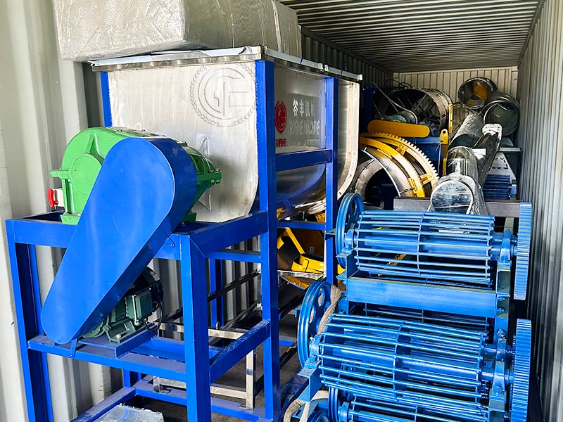 Stainless Steel Fertiliser Horizontal Mixer Ships to Turkey in July